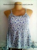 Blusinha floral (Tamanho Unico - Veste P/M)